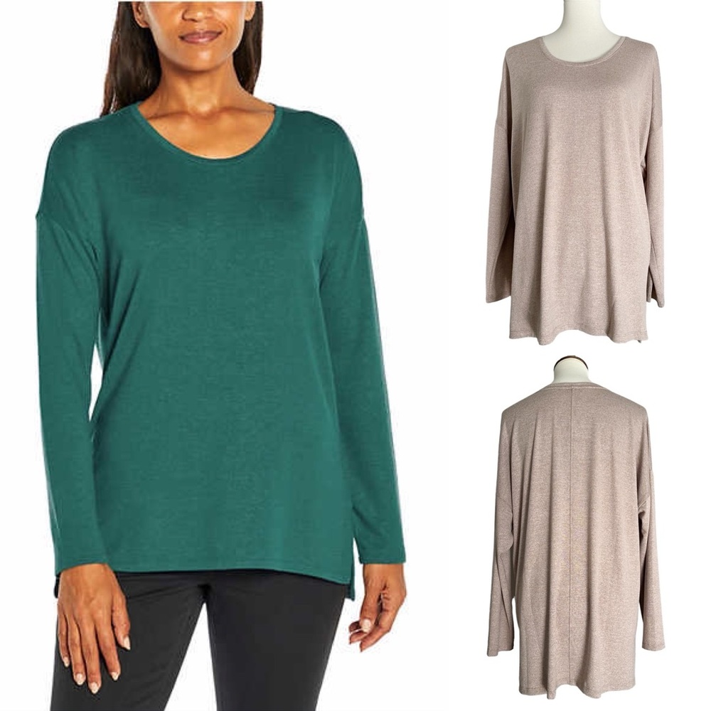 Banana Republic Ladies' Long Sleeve Top in Tan‎